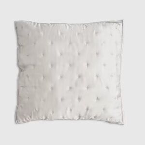 NWOT QUINCE Bamboo Dream Quilted Euro Sham White 5593